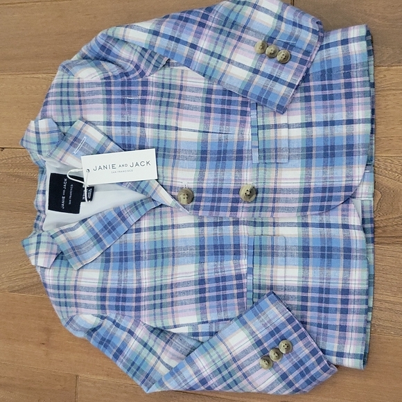 Janie and Jack Jackets & Coats Janie And Jack Easter Pastel Blue